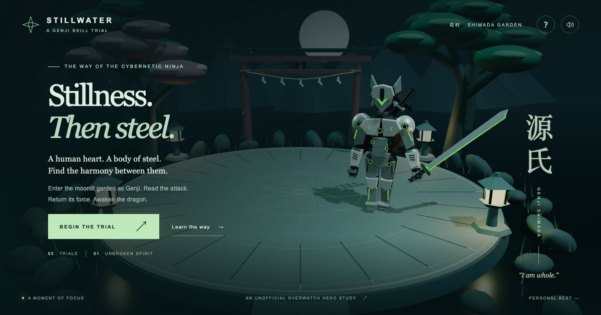 Screenshot of the Genji demo