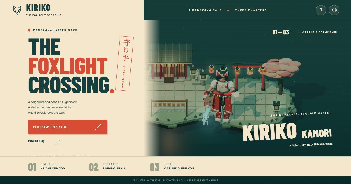 Screenshot of the Kiriko demo